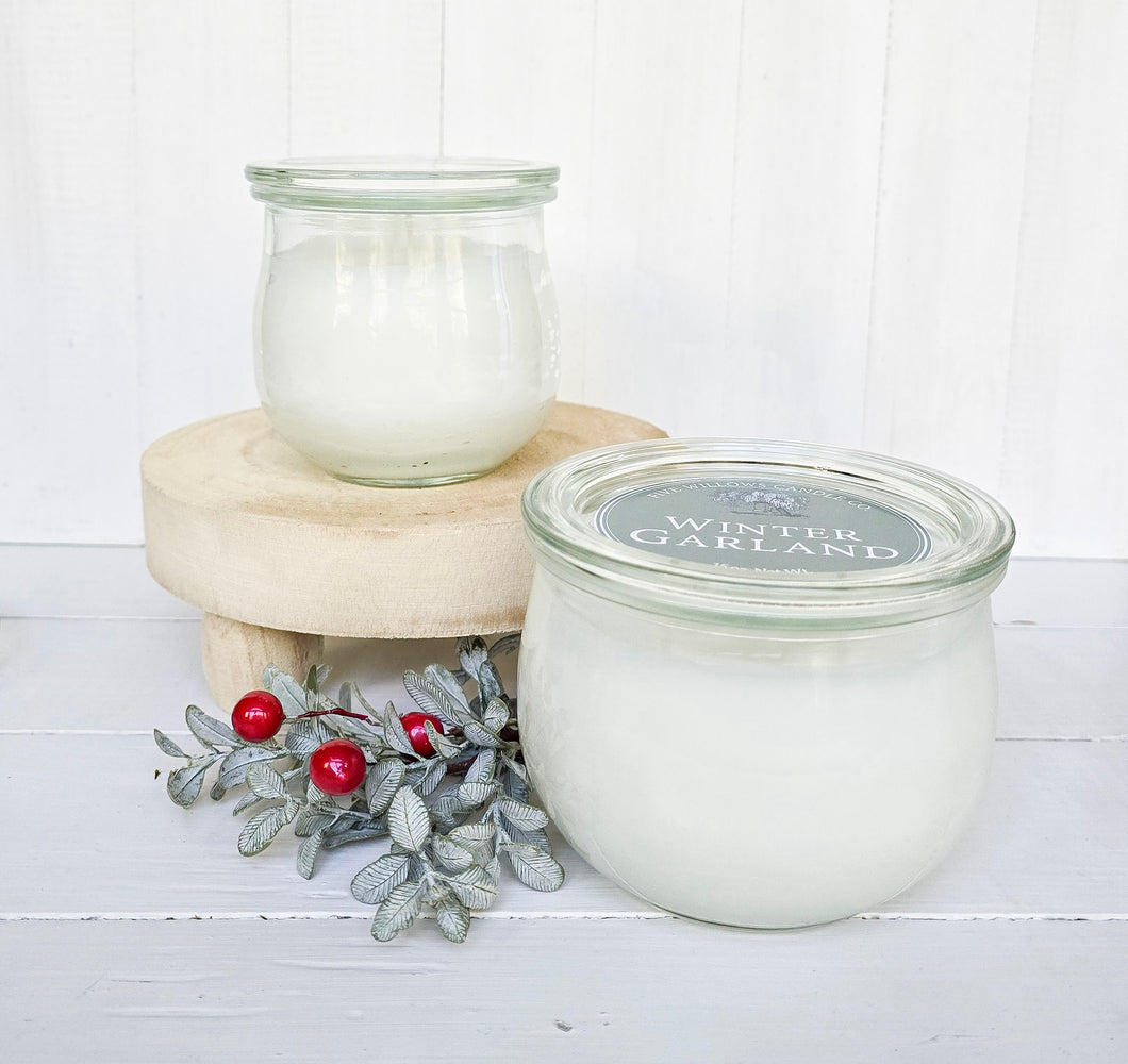 Winter Garland 15 oz. European Preserve Jar
