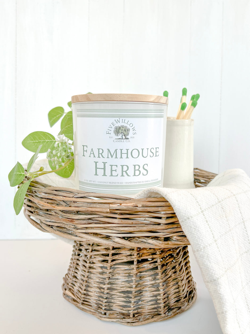 Farmhouse Herbs 15 oz. Signature Tumbler