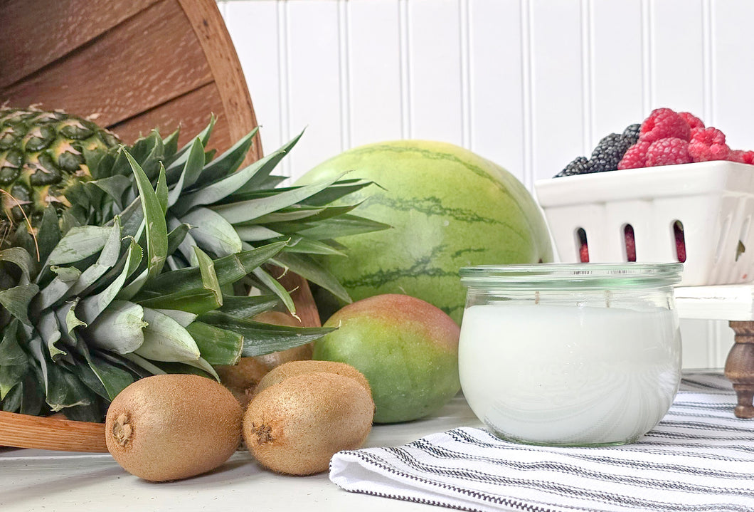 Summer Fruit Stand 15 oz. European Preserve Jar